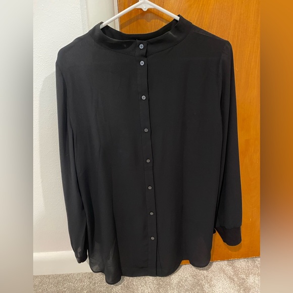 LOFT Button Back Blouse - Picture 2 of 4